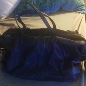 Blue carry on bag